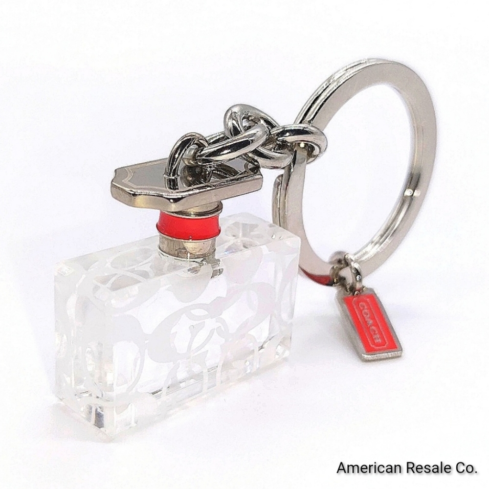 Vintage COACH Perfume Bottle Keychain Fob Purse Charm-Limited Edition-#60138